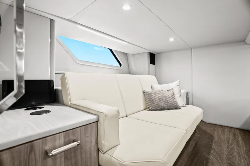 Slide: The Image of Interior of 2024 Formula 500 Super Sport Crossover with tablet and sleek design. - 61