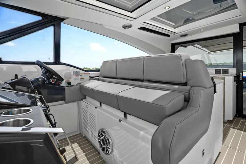 Slide: The Image of 2024 Formula 500 Super Sport Crossover dashboard with advanced navigation and control systems. - 80