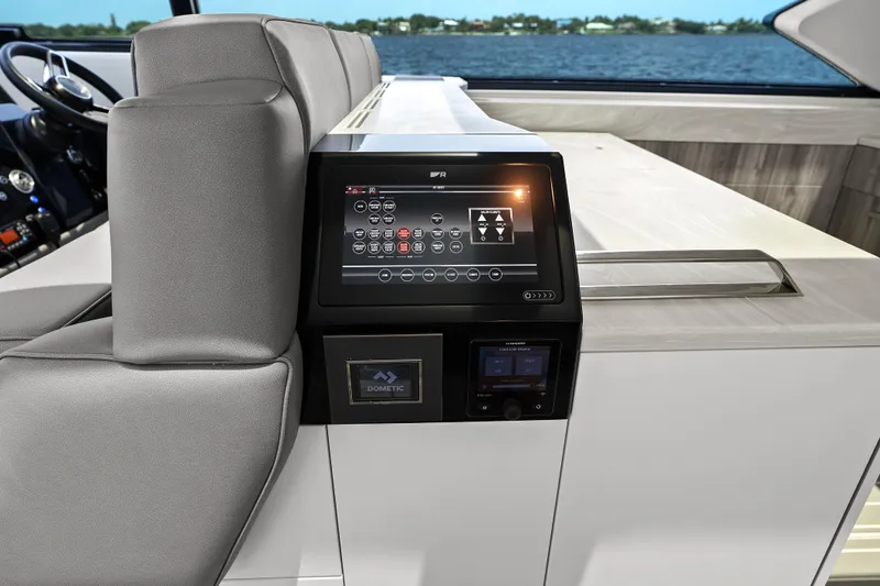 Slide: The Image of 2024 Formula 500 Super Sport Crossover interior with sleek seating and modern design. - 81