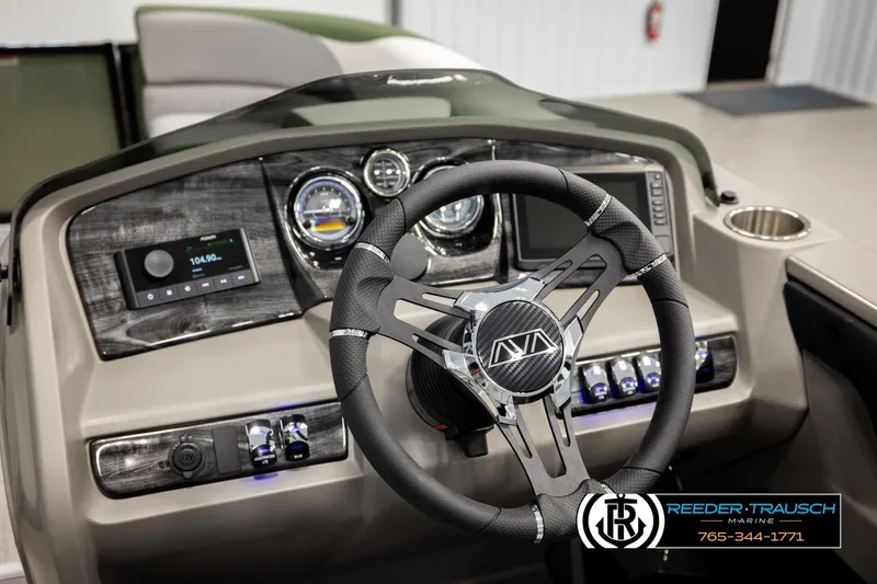 Slide: The Image of 2026 Avalon LSZ EL dashboard with modern steering wheel and control panel. - 28