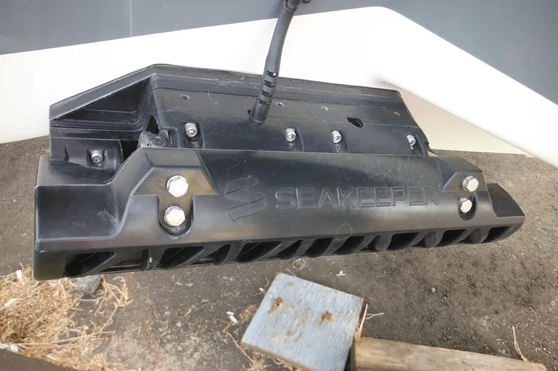 Slide: The Image of Seakeeper device on 2026 Tidewater 232 LXF boat, enhancing stability and performance. - 12