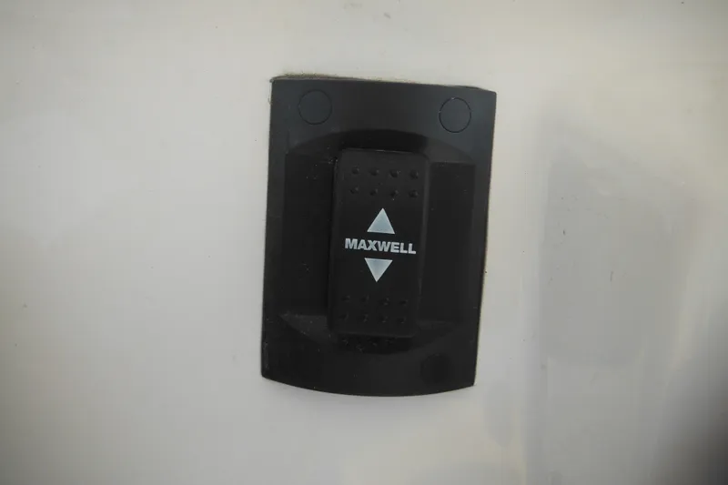 Slide: The Image of Maxwell switch on 2026 Tidewater 232 LXF boat panel. - 49