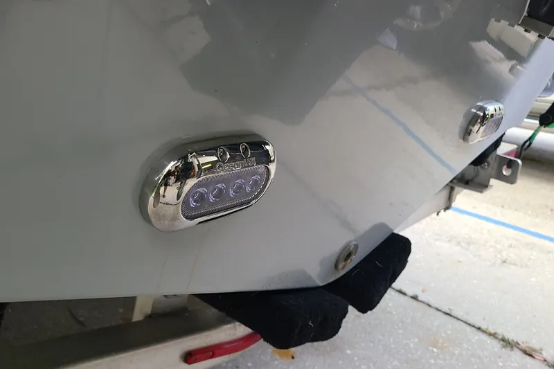 Slide: The Image of 2018 Sea Hunt Gamefish 25 boat with OceanLED underwater lights. - 41