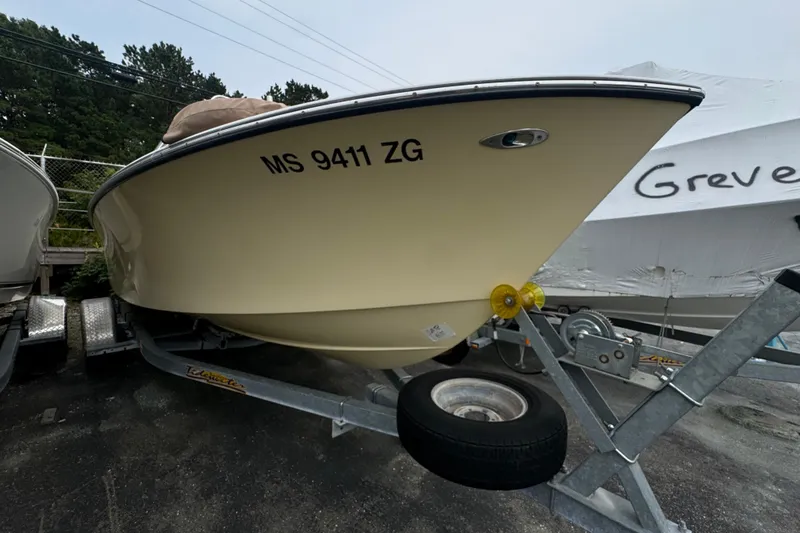 The Image of 2017 May-Craft 20 Cape Classic boat on trailer, side view. - 1