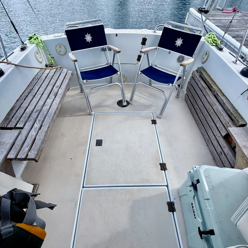 Slide: The Image of Cape Dory Motorsailer 300 1986 - 9