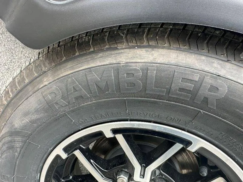 Slide: The Image of Close-up of a Rambler tire on a 2026 Sea-Doo Switch Sport 18. - 21