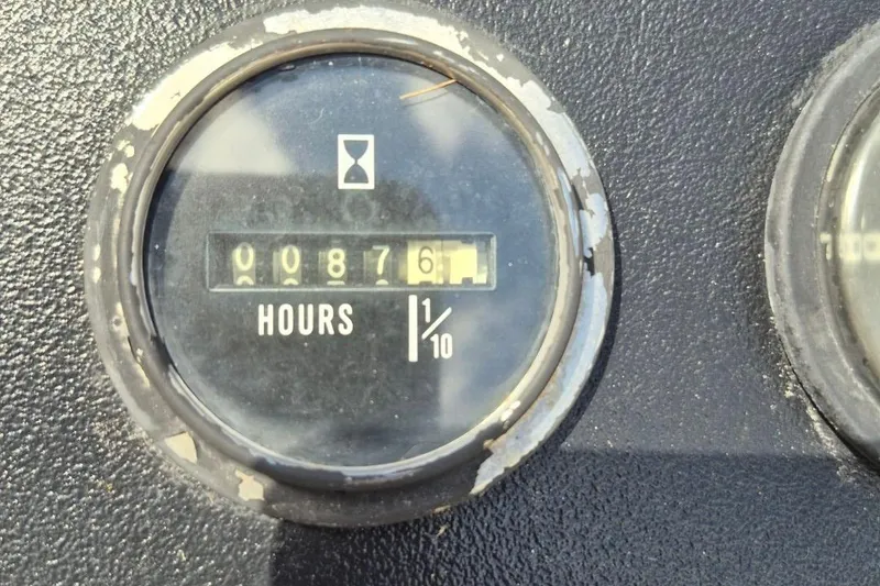 Slide: The Image of Hour meter showing 876.1 hours on 1991 Carver 36 Aft Cabin Motor Yacht. - 9