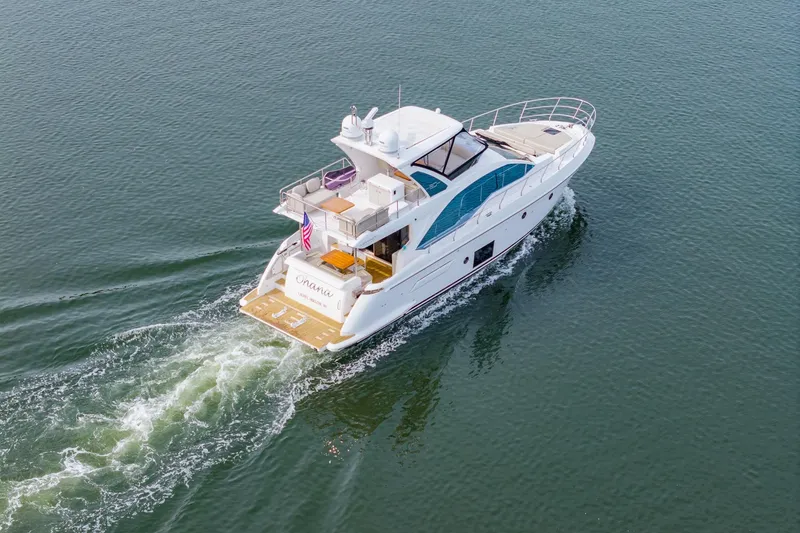 Slide: The Image of Azimut Fly 50 yacht cruising on open water, 2020 model. - 14