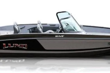 The Image of 2026 Lund 189 Pro-V GL boat on trailer outside dealership. - 0