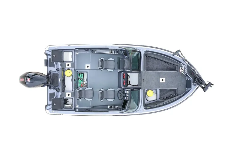 Slide: The Image of Manufacturer Provided Image: 2025 Lund 189 Pro-V GL boat, top view, spacious interior layout. - 36