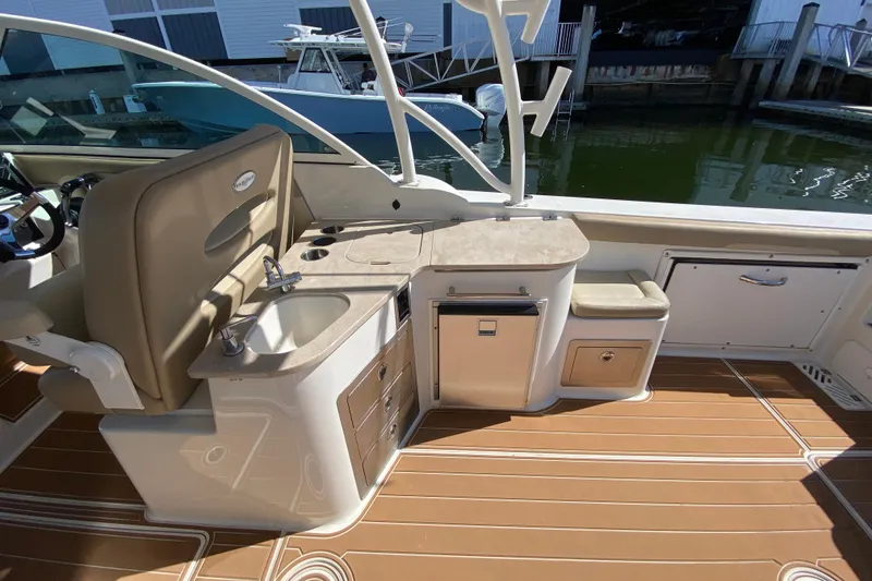 Slide: The Image of Starboard Wet Bar with Fridge and Grill - 8