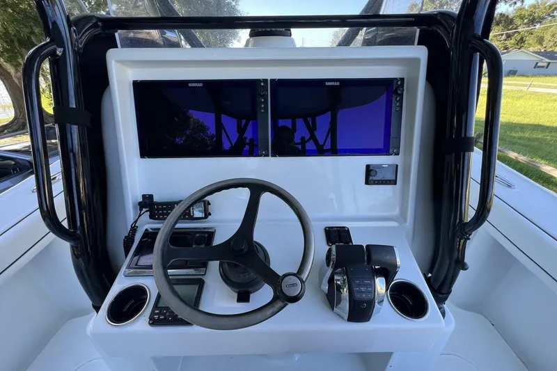 Slide: The Image of 2017 Yellowfin 32 Center Console - Helm - 1