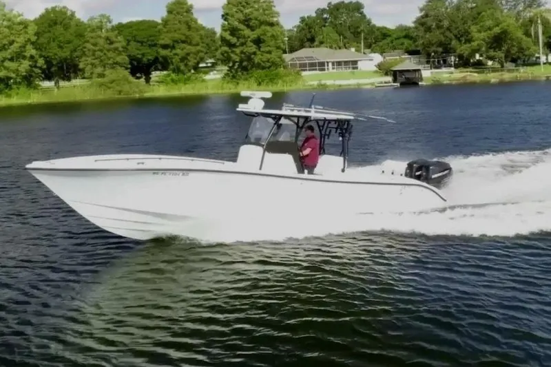 Slide: The Image of 2017 Yellowfin 32 Center Console - Profile - 13