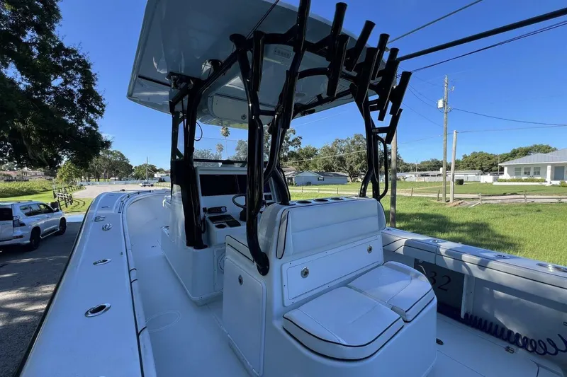 Slide: The Image of 2017 Yellowfin 32 Center Console - Cockpit Seating - 3