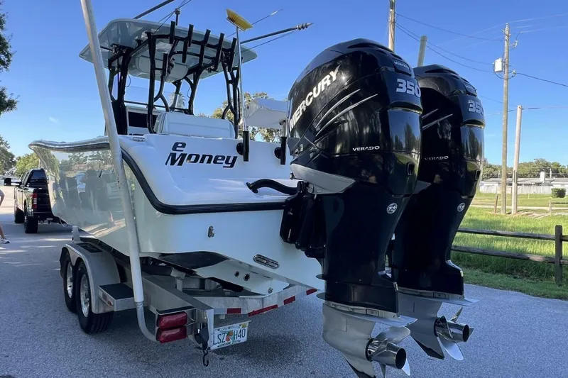 Slide: The Image of 2017 Yellowfin 32 Center Console - Outboard Engines - 4