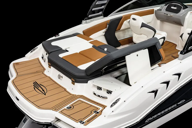 Slide: The Image of Interior of 2026 Chaparral 21 SSi with storage compartment. - 8