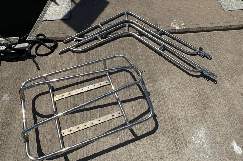 Slide: The Image of Stainless steel dinghy davits and liferaft mount - 65