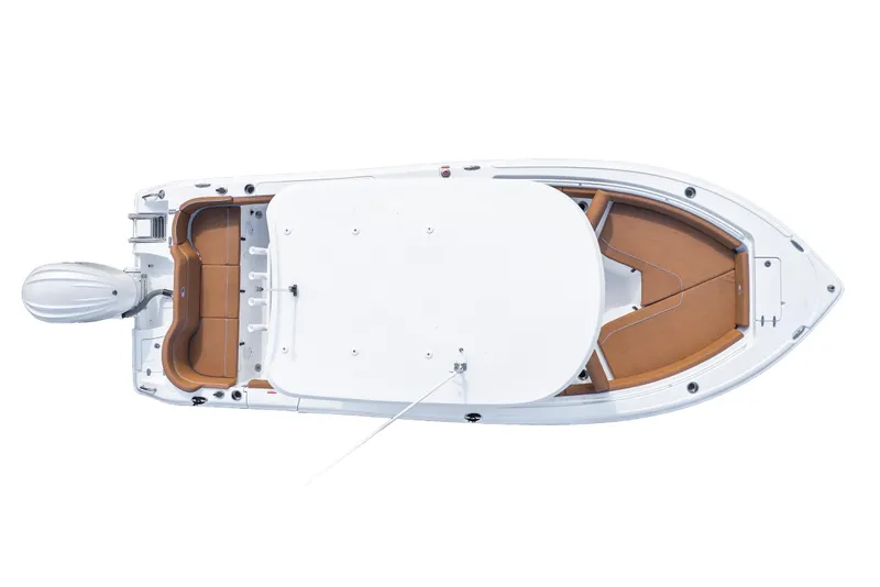 Slide: The Image of Manufacturer Provided Image: Top view of 2026 Sea Hunt Ultra 235 SE boat, showcasing sleek design and spacious seating. - 51