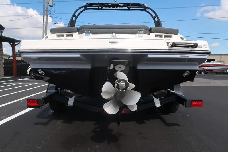 Slide: The Image of Trailer hitch of 2026 Chaparral 23 SSi on asphalt surface. - 16