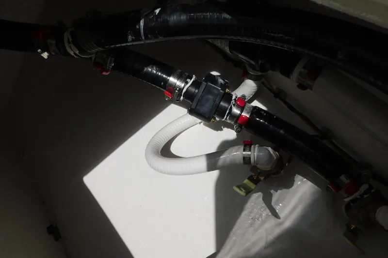 Slide: The Image of Electrical wiring and JL Audio systems in 2026 Cobia 285 Center Console boat. - 29