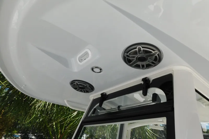 Slide: The Image of 2026 Cobia 285 Center Console boat with spacious seating and modern design. - 37