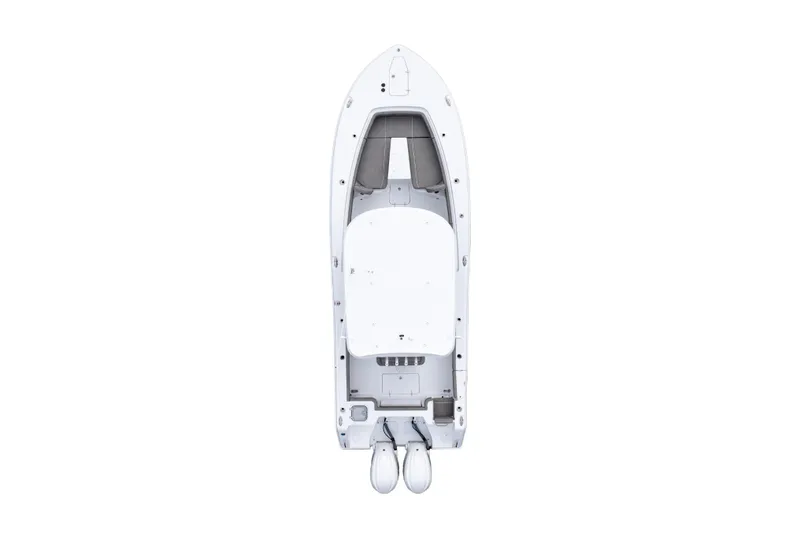 Slide: The Image of Top view of 2026 Sea Hunt Gamefish 28 Forward Seating boat, showcasing sleek design. - 31