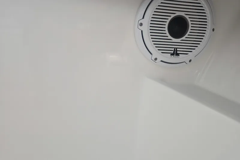 Slide: The Image of Speaker on 2022 Invincible 33 Catamaran, featuring JL Audio marine sound system. - 51