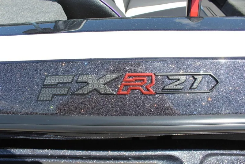 Slide: The Image of 2026 Skeeter FXR21 FLEX boat logo with glittery finish. - 12