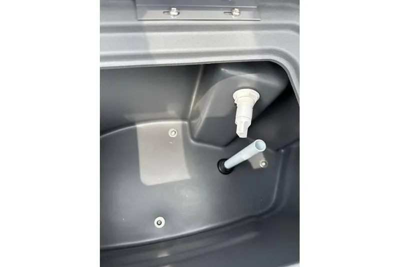 Slide: The Image of Bennington 23 SF Family 2026 boat interior detail with fittings and fixtures. - 14