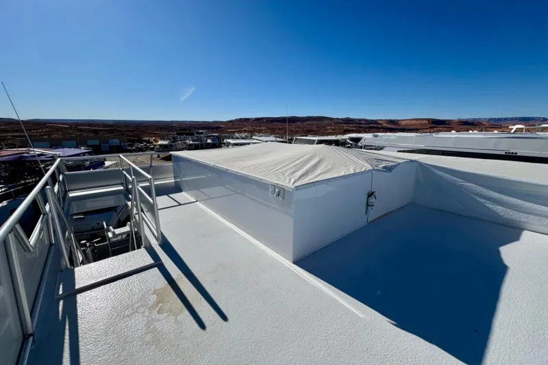 Slide: The Image of Rooftop view of 2024 Adonia Aspire Trip #7 under clear blue sky. - 28