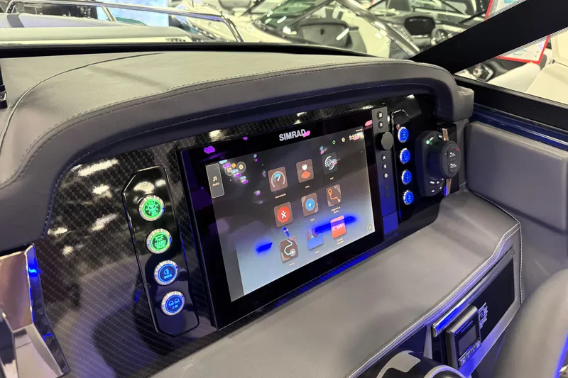 Slide: The Image of Dashboard of 2026 Chaparral GTS 6 with advanced touchscreen controls and modern design. - 54