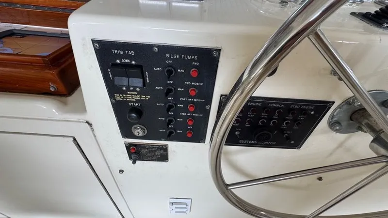 Slide: The Image of Flybridge Helm Station - 28