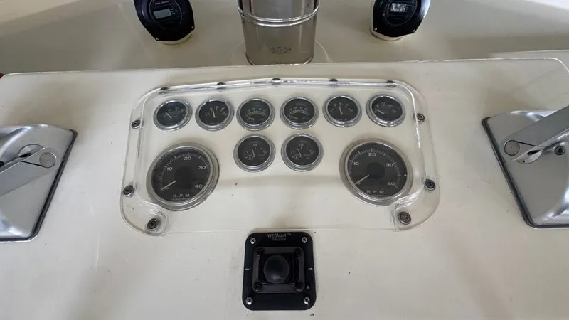 Slide: The Image of Flybridge Helm Station - 30