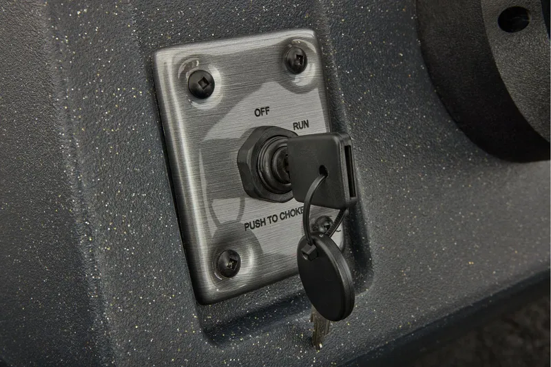 Slide: The Image of Battery compartment of 2026 Tracker Pro Guide V-16 SC boat, featuring Interstate battery. - 22