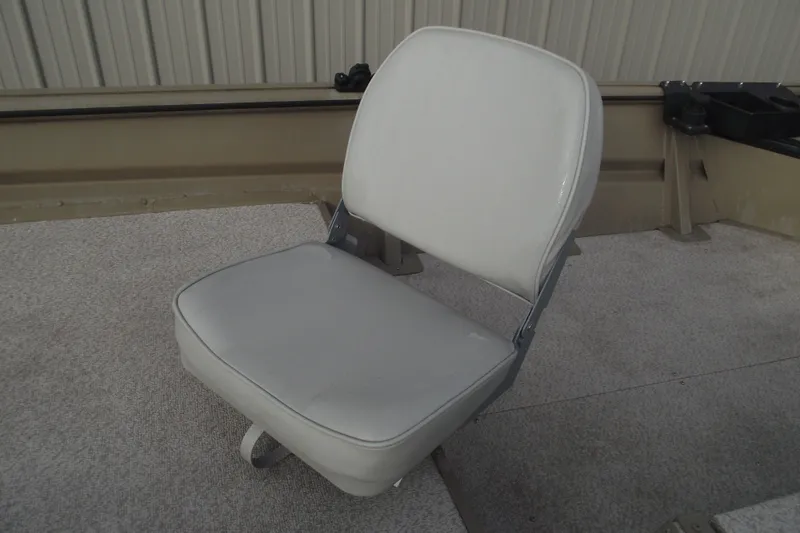 Slide: The Image of 2022 SeaArk DXS 1548 DKLD boat seat on deck. - 10