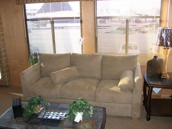 Slide: The Image of Interior of Sumerset Solar Express yacht, cozy sofa and table, 2007. - 4