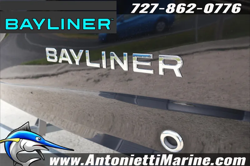 Slide: The Image of Bayliner V20 2026 boat with logo, contact number, and Antonietti Marine website. - 6