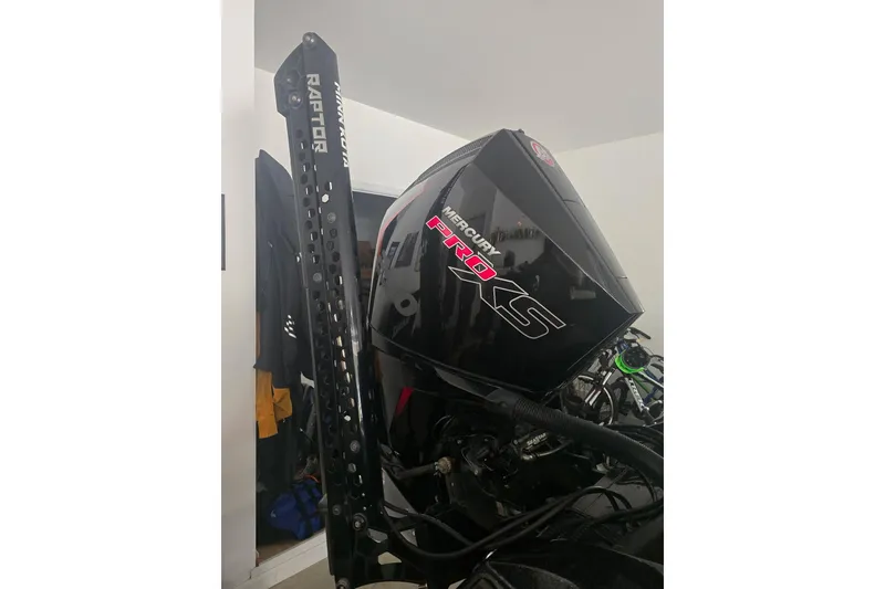 Slide: The Image of 2023 Nitro Z21 XL Pro with Mercury Pro XS engine and Minn Kota Raptor anchor. - 5