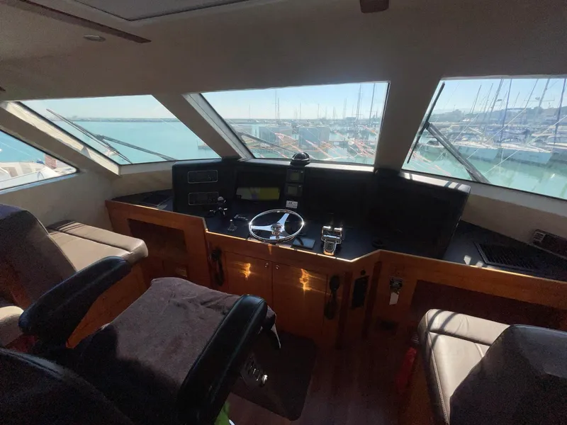 Slide: The Image of Hatteras 63 GT Enclosed Bridge 2013 - 84