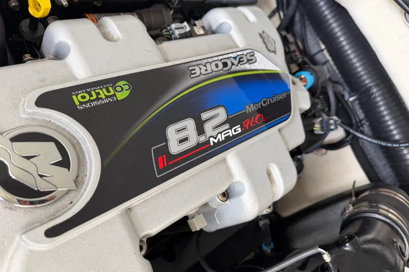 Slide: The Image of MerCruiser 8.2 MAG H.O. engine in 2017 Formula 350 Crossover Bowrider. - 32