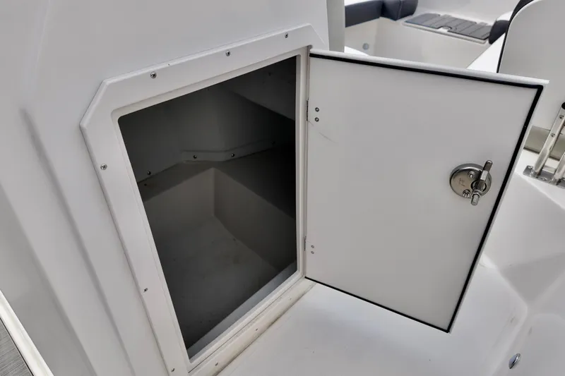 Slide: The Image of Open storage compartment on 2026 Starcraft SVX 191 OB CC boat. - 8
