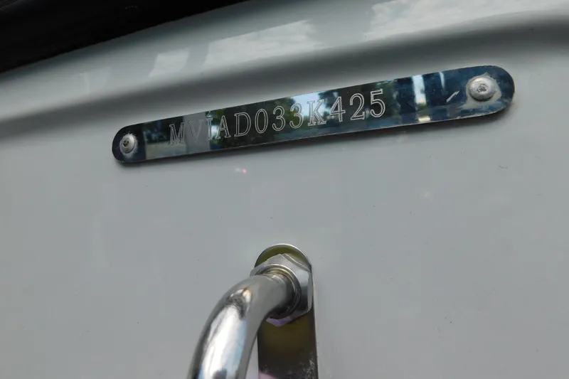 Slide: The Image of Close-up of 2025 Pathfinder 2500 Hybrid serial number plate. - 30