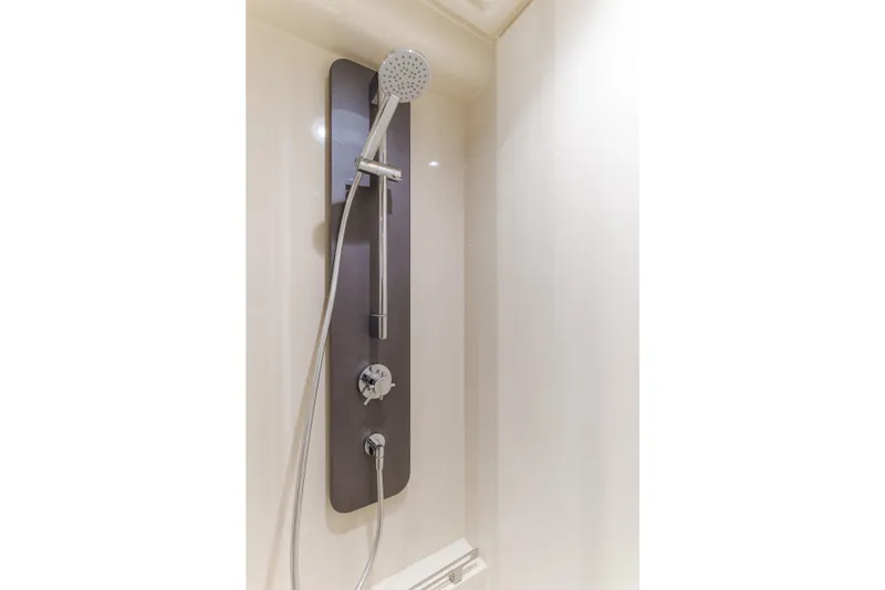 Slide: The Image of Shower area in 2015 Azimut Fly 50 yacht, featuring modern fixtures and sleek design. - 27