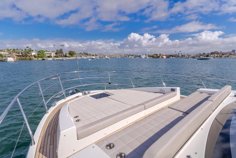Slide: The Image of Azimut Fly 50 yacht deck view, 2015 model, cruising on a sunny day. - 42