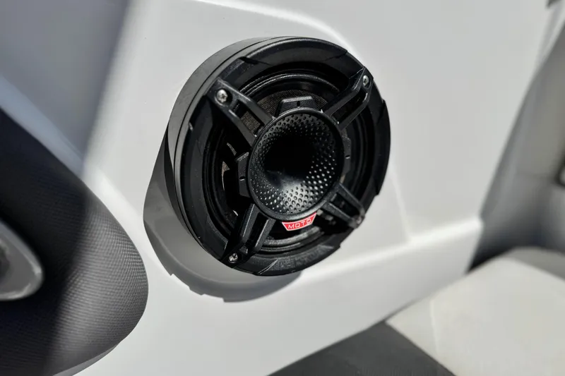 Slide: The Image of Speaker detail in 2020 Tahoe 500 TF boat interior. - 24