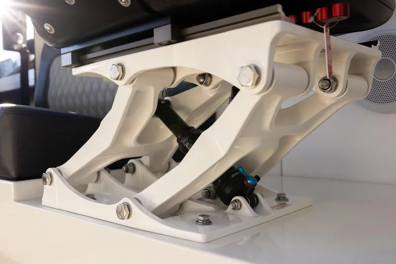 Slide: The Image of 2026 Jasper Marine Defender 22 seat suspension system, showcasing robust engineering and design. - 17