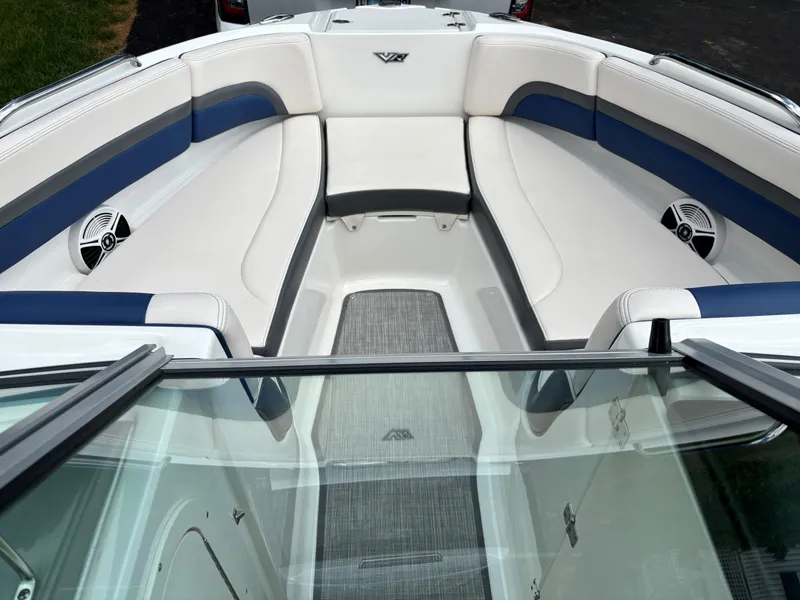 Slide: The Image of Interior of 2017 Chaparral Vortex 223 VR boat. - 1