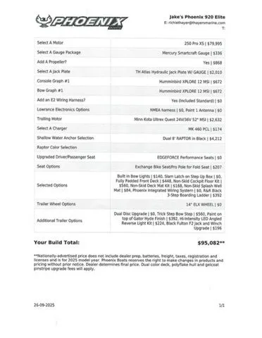 Slide: The Image of Phoenix Bass Boats 920 Elite X 2026 - 35