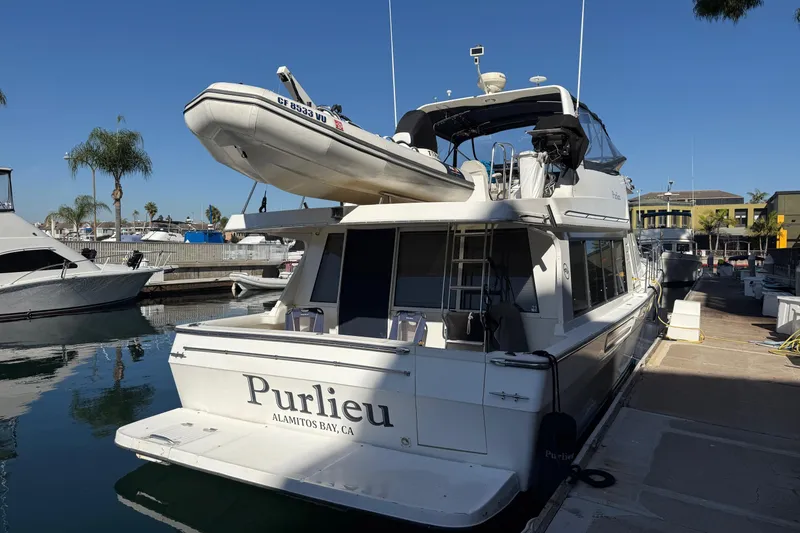 Slide: The Image of 2002 Bayliner 4788 Pilot House Motoryacht docked at Alamitos Bay, CA. - 17