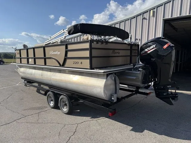 Slide: The Image of Bentley Pontoons 220 Fish 4 Point 2020 - 2
